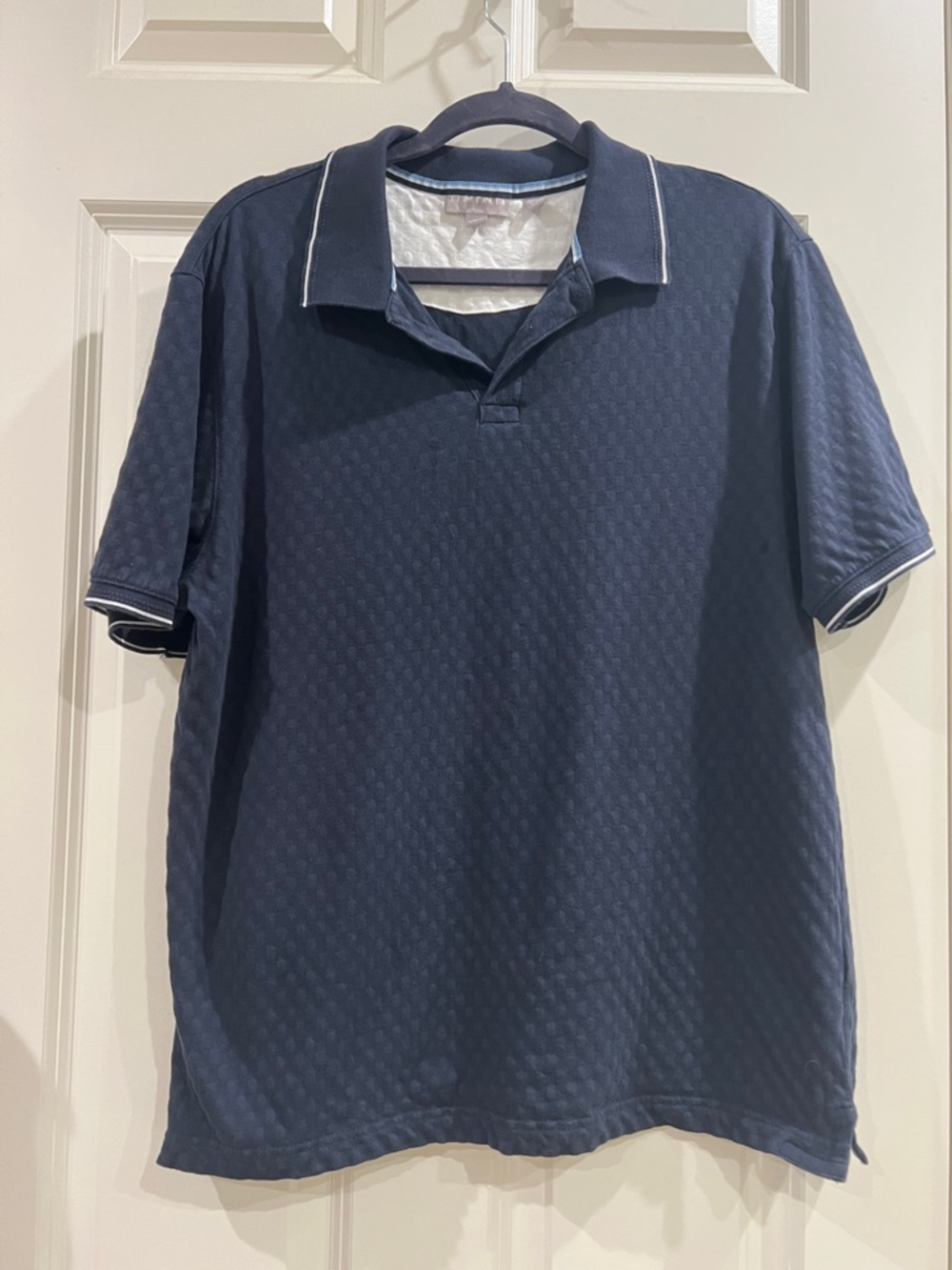 Men’s Ted Baker polo shirt size large navy blue